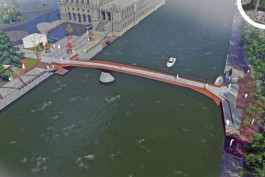 «Бетон и кортен»: в Калининграде представили новый проект Биржевого моста   (фото)