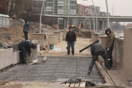 «Успеть за 30 дней»: у подрядчика остался месяц для завершения работ на набережной Трибуца