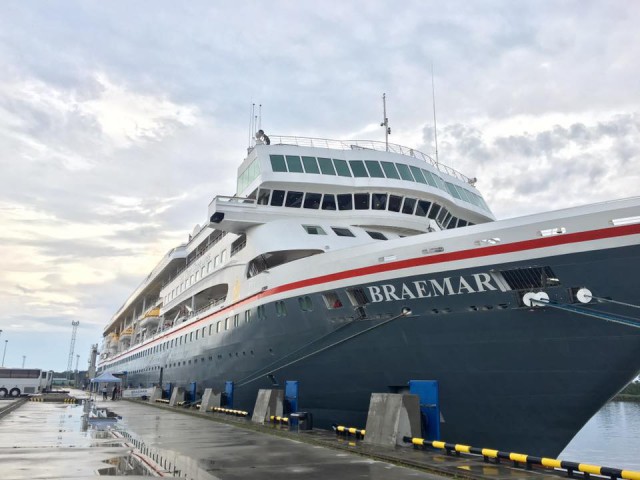 В порт Балтийска зашёл круизный лайнер с тысячей британских туристов