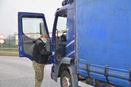 Польские пограничники задержали в Безледах пьяного водителя грузовика из Калининграда