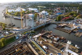 Техническую готовность автодублёра двухъярусного моста в Калининграде оценили в 22,5% 