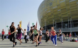 Международный матч и марафон роллеров на PGE Arena в Гданьске