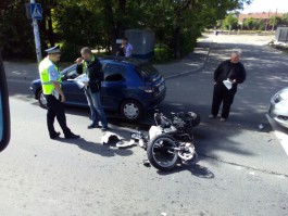 УМВД: Мотоциклист на ул. Невского погиб после столкновения с грузовиком и легковушкой