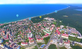 «Взгляд с неба»: местные интернет-разработчики создали 360-градусную панораму Зеленоградска