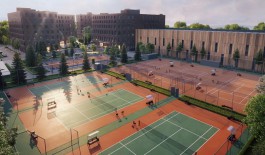 «Корты как порты»: на стадионе «Спартак» на улице Чекистов построят теннисный комплекс с гостиницей и офисами