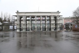 Перед возобновлением первенства ФНЛ начали ремонтировать стадион «Балтика»