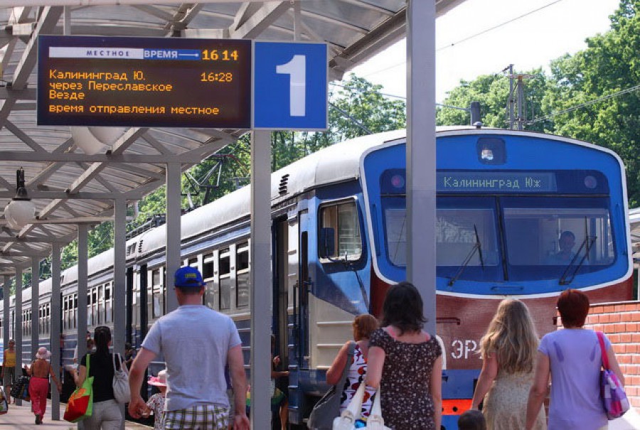 На майские праздники из Калининграда назначаются дополнительные пригородные поезда