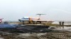Сотрудники МЧС отработали в аэропорту «Храброво» спасение горящего самолёта 