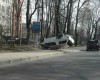 На ул. Донского в Калининграде перевернулась легковушка
