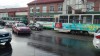 На ул. Черняховского в Калининграде столкнулись две машины: движение трамваев заблокировано