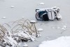 В Калининграде на Пелавском озере молодой человек провалился под лёд и утонул