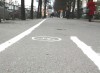 На Ленинском проспекте в Калининграде появилась нелегальная велодорожка