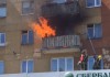 В доме на Ленинском проспекте в Калининграде загорелись балконы