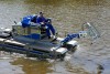 «Работает как бог»: в Калининграде тестируют машину-амфибию для уборки водоёмов