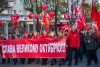 «Под красными флагами»: в Калининграде состоялось шествие в честь 100-летия революции