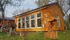 Любители зимнего плавания построили на озере Шенфлиз в Калининграде зал для сухих тренировок