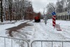 В Калининграде огородили территорию возле здания регионального правительства