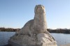 Реставрацию скульптурной группы «Морские звери» провели некачественно