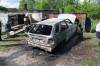 В Гвардейске во время ремонта сгорела «Шкода»