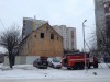 На улице Батальной в Калининграде загорелся расселённый двухэтажный дом