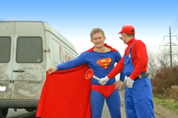 Mario feat Superman_3