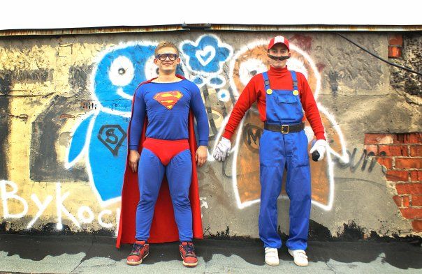 Mario feat Superman_1