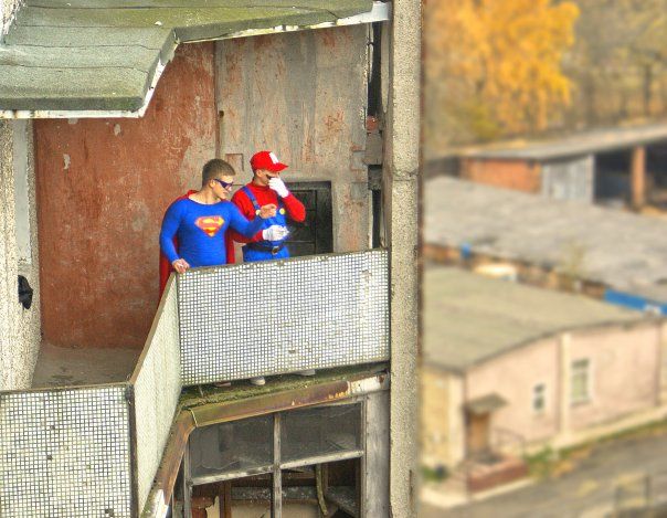 Mario feat Superman_1