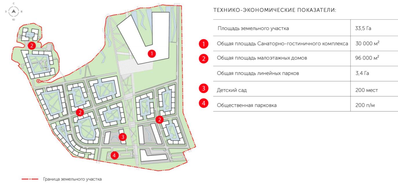 Власти подготовили документы для строительства крупного жилого района с  санаторием в Отрадном