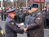 В Калининграде состоялся очередной смотр сотрудников милиции (фото)