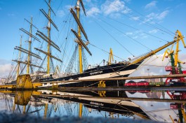В порту Калининграда откроют для посещения барки «Крузенштерн» и «Седов»