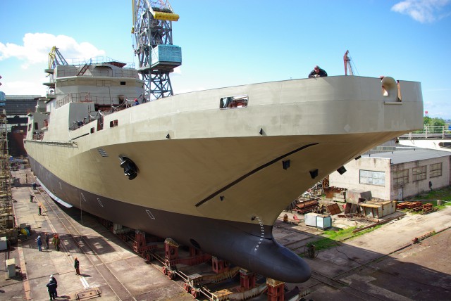 Завод «Янтарь» достроит Индии два фрегата, заложенных для ВМФ России