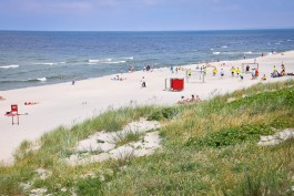 На пляже в районе Малиновки установят кабинки для переодевания, туалеты и мусорные контейнеры