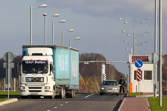 Польская таможня: На границе с Калининградской областью нет ни одного грузовика