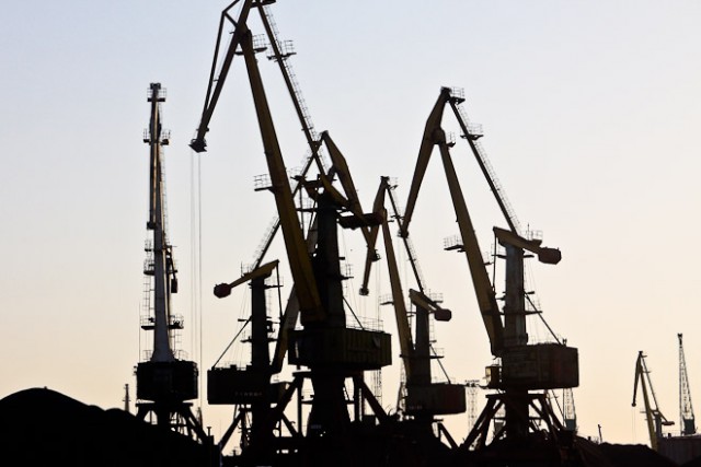 В порту Эльблонга упали объёмы перегрузки стройматериалов в Калининград