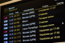 В &laquo;Храброво&raquo; предупредили о задержке рейсов из-за ограничений в Московской области