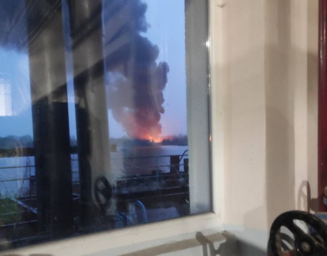 На территории «Цепрусса» в Калининграде произошёл крупный пожар