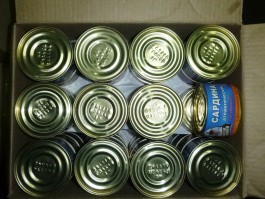 Таможня арестовала более 15 тонн калининградских консервов