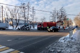 На перекрёстке Батальной и Судостроительной в Калининграде завершили аварийные работы