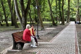 На старом еврейском кладбище в Калининграде обустроили аллею с лавочками и светильниками