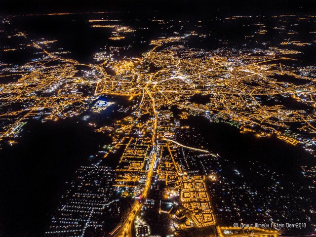 Фотограф сделал снимок Калининградской области с высоты почти три километра