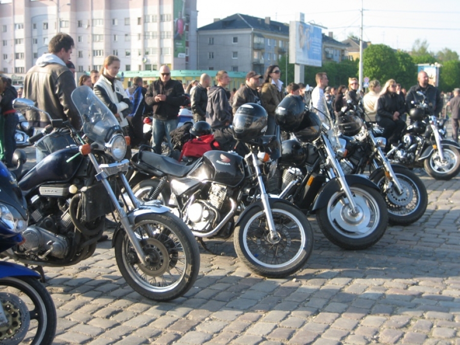 Калининградские байкеры против повышения транспортного налога