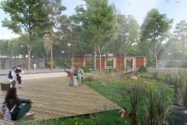 В Светлогорске нашли подрядчика для благоустройства парка вдоль реки