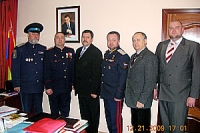 Министр Михаил Плюхин встретил немецких казаков