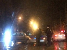 На проспекте Победы в Калининграде произошло ДТП с участием автомобиля полиции