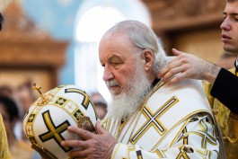 Патриарх Кирилл освятил храм на улице Левитана в Калининграде