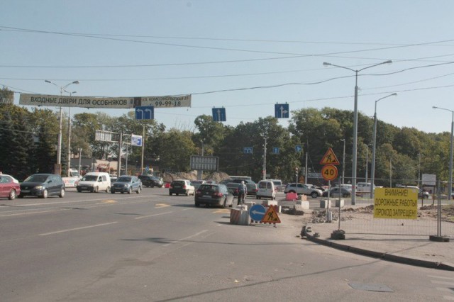 Движение с улицы Черняховского на Литовский вал закроют 3 октября