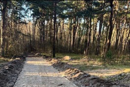 «Со стороны моря»: в посёлке Лесном на Куршской косе начали строить участок велодорожки