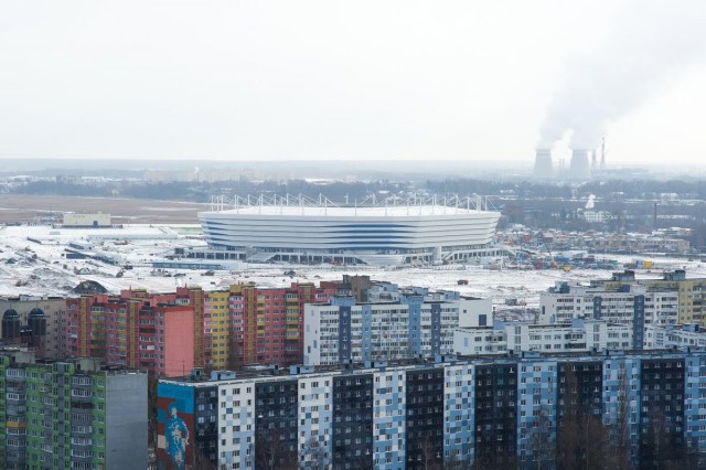 Минспорт РФ: Мы мониторим ситуацию с проседанием грунта под стадионом к ЧМ-2018 в Калининграде