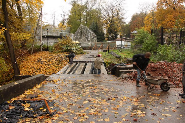 В калининградском зоопарке начался ремонт третьего исторического моста