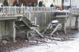 Предварительный ущерб от шторма на Балтийском побережье оценили в 50 млн рублей